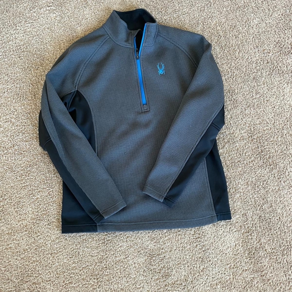Spyder Two-Tone Jacket with Blue Accent
